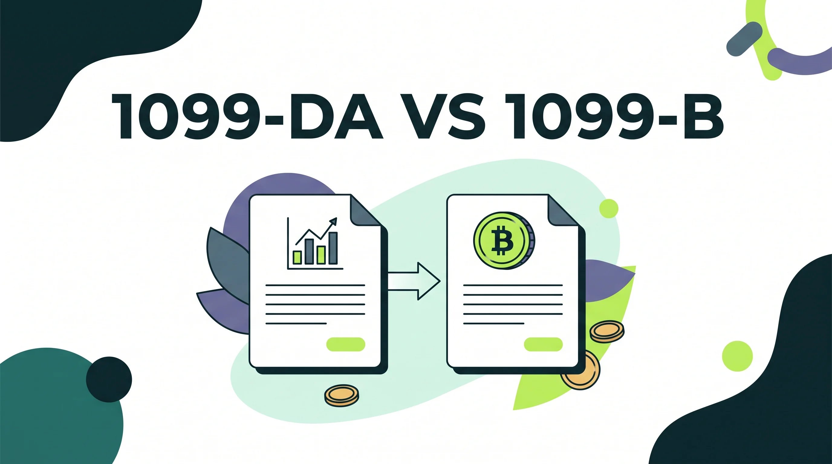 Count On Sheep | 1099-DA and 1099-B comparison