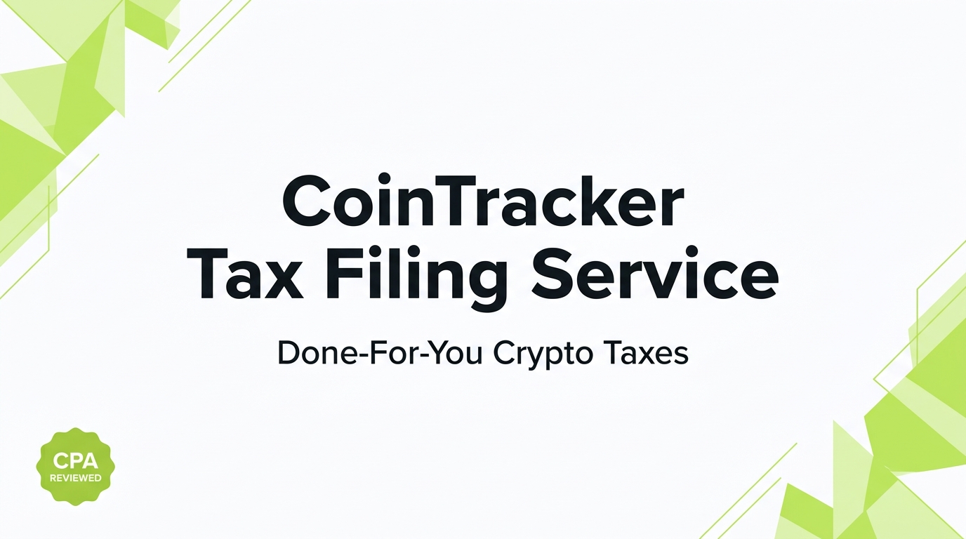 Count On Sheep | Done-for-you CoinTracker tax filing service