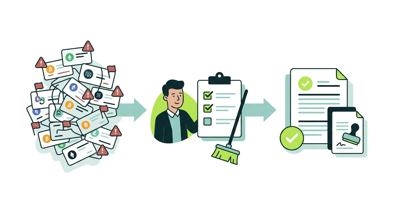 Count On Sheep | Crypto tax software cleanup help for Koinly and CoinTracker