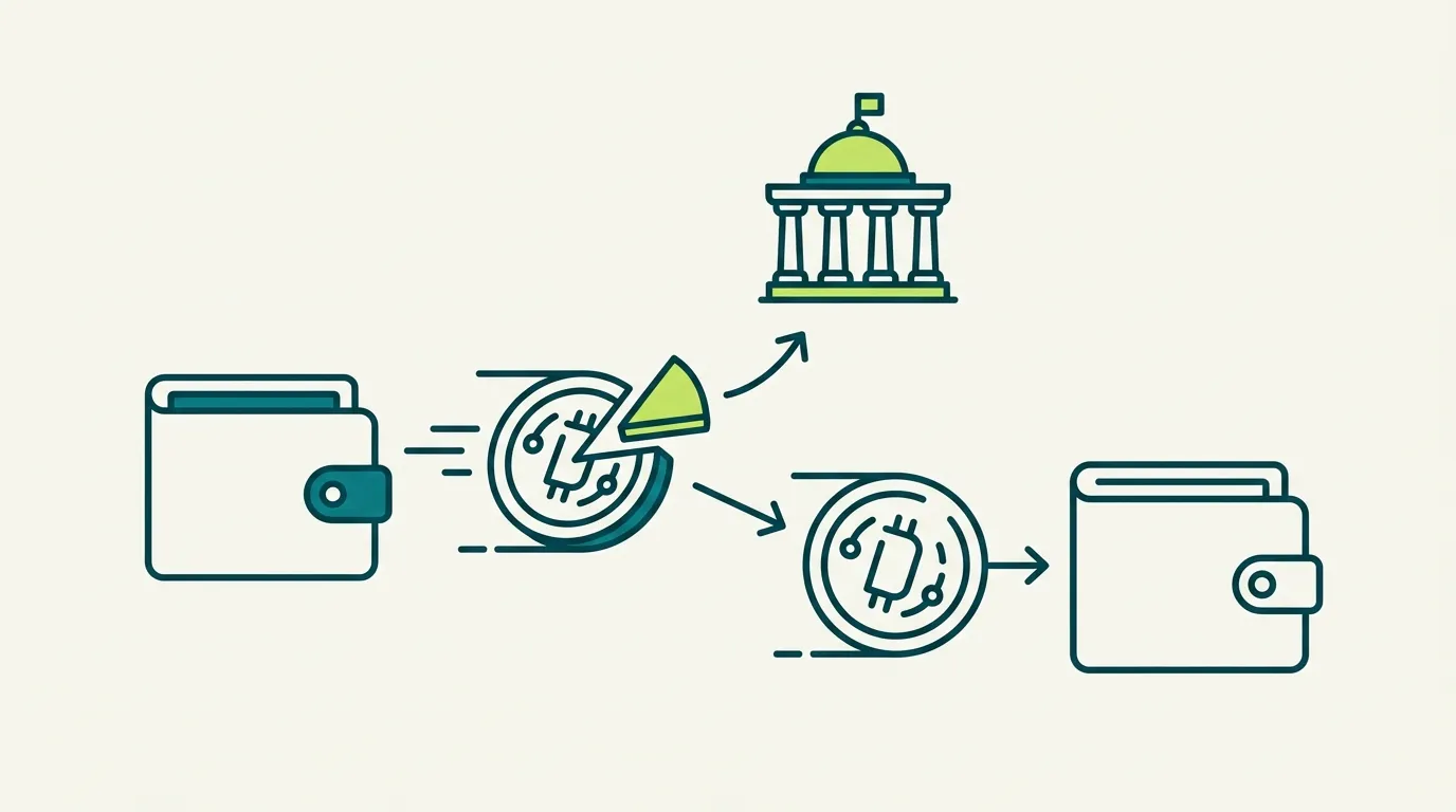 How the 0.2% privilege tax works: a small slice is taken from each digital asset transfer and remitted to the state.