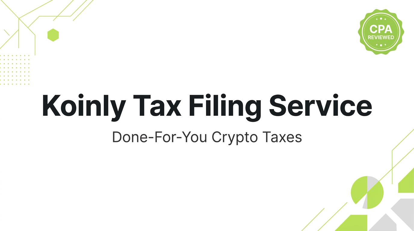 Count On Sheep | Done-for-you Koinly tax filing service