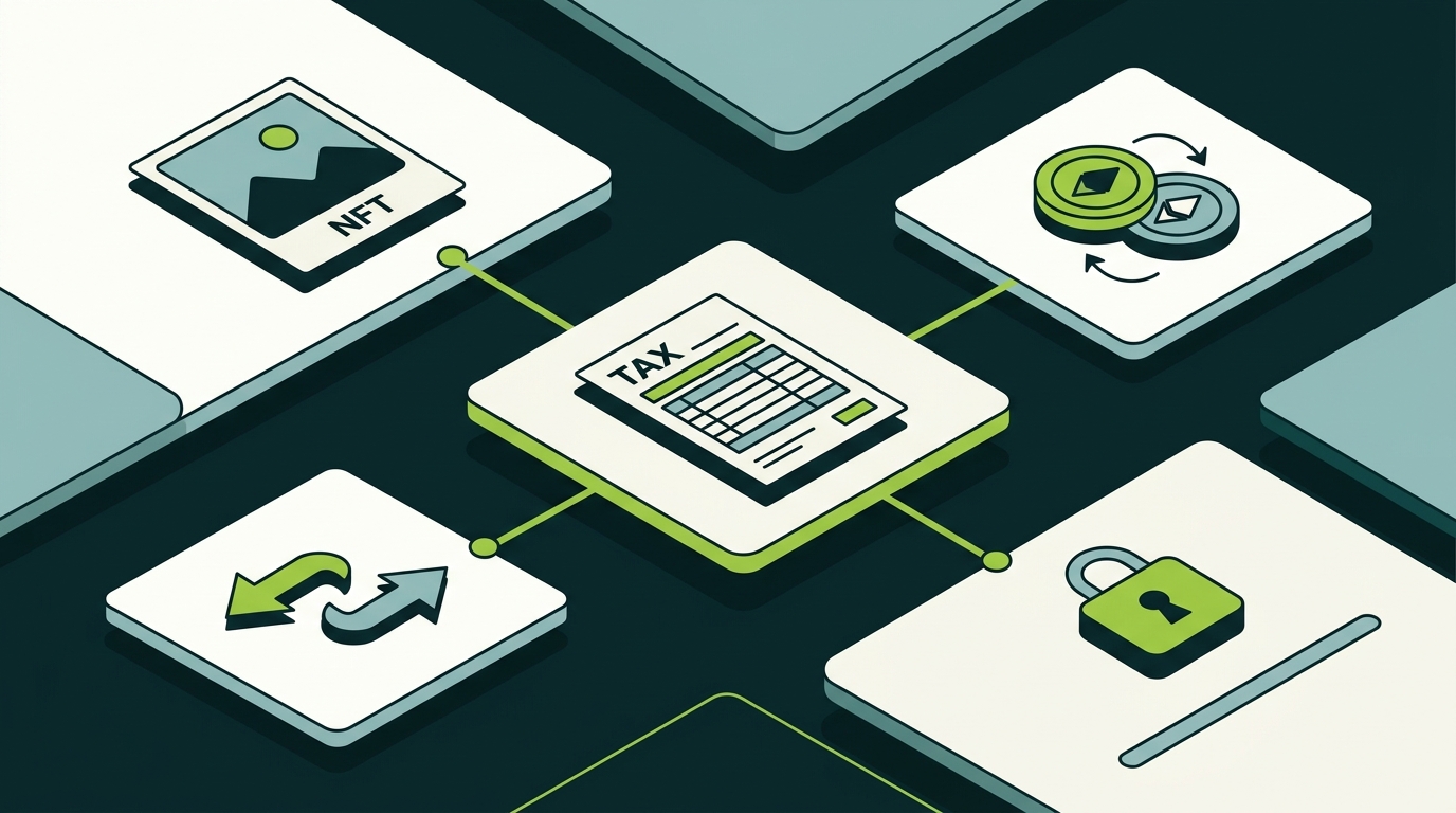 NFT and DeFi tax treatment for liquidity pools staking and lending