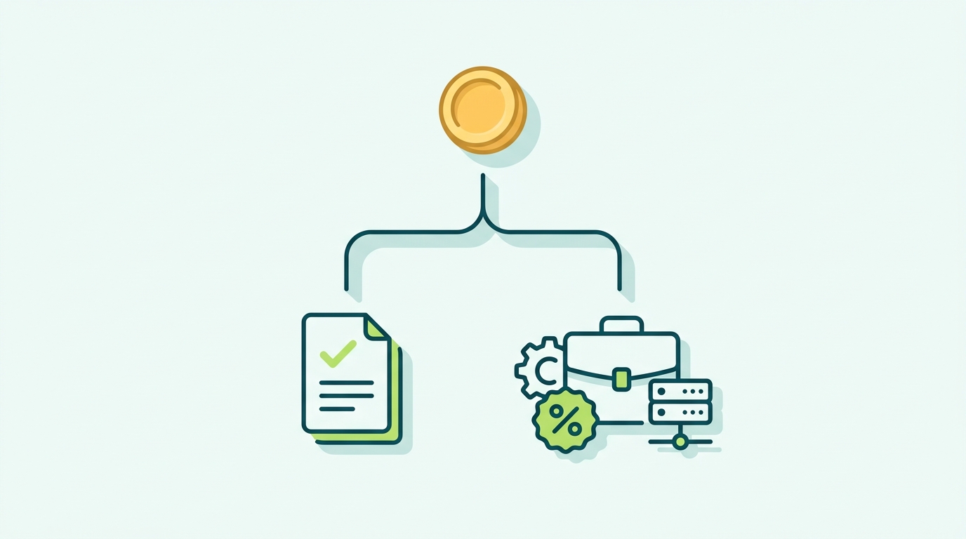 Decision tree comparing hobby staking reported on Schedule 1 with business validator operations reported on Schedule C