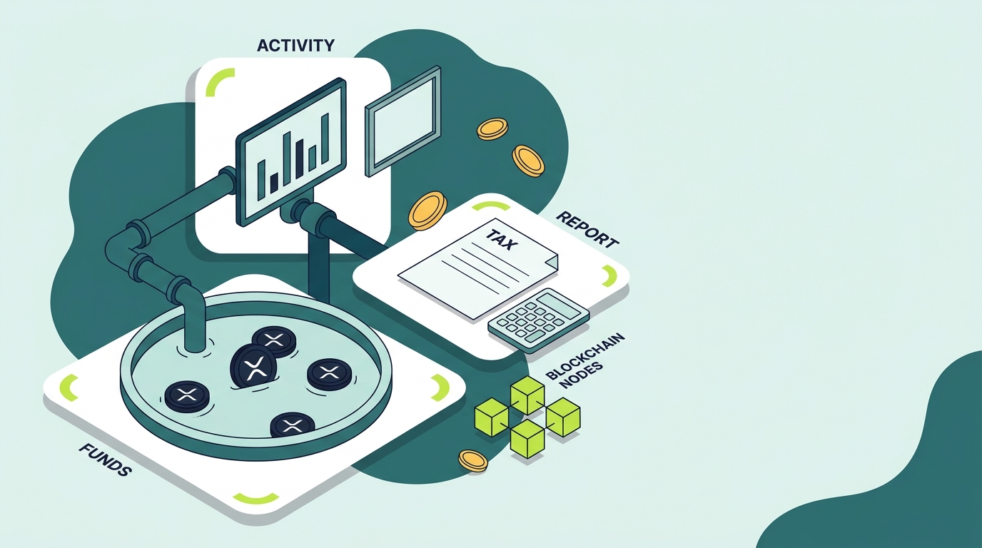 Count On Sheep | XRP Ledger DeFi taxes 2026 guide hero illustration