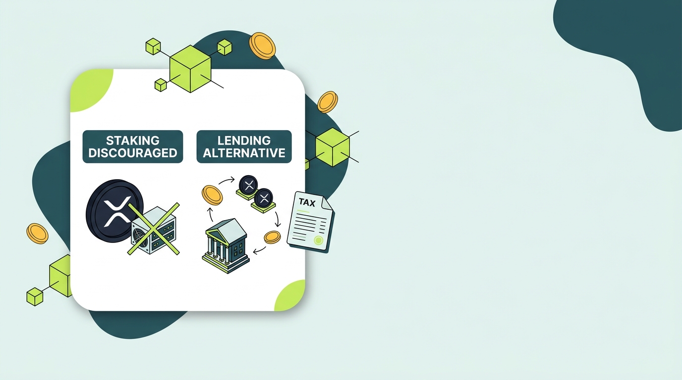 Count On Sheep | XRP staking and lending taxes 2026 guide hero illustration