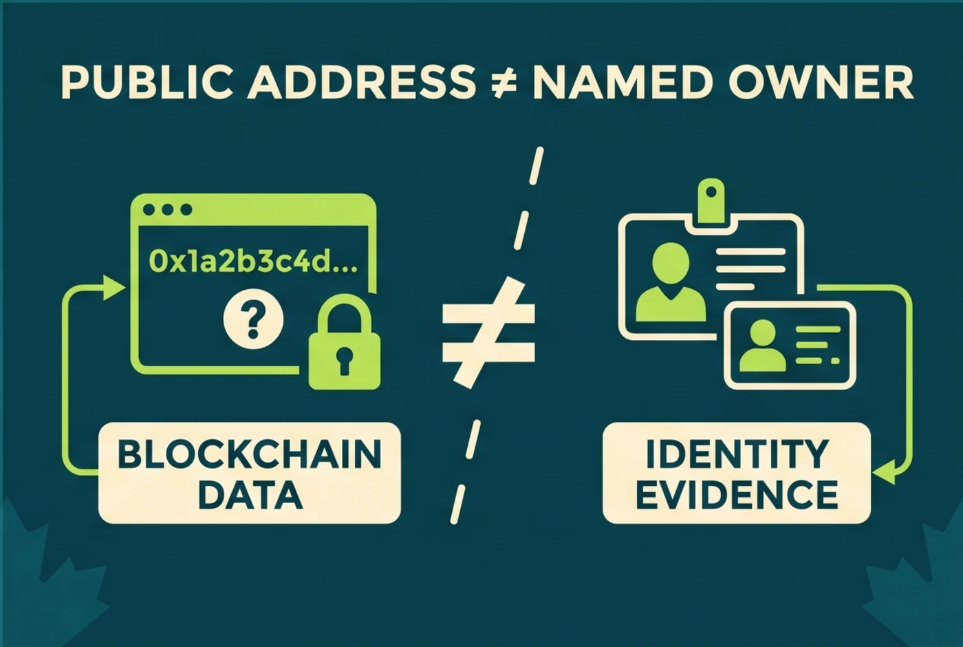 Public blockchain data and identity attribution for a self-hosted wallet