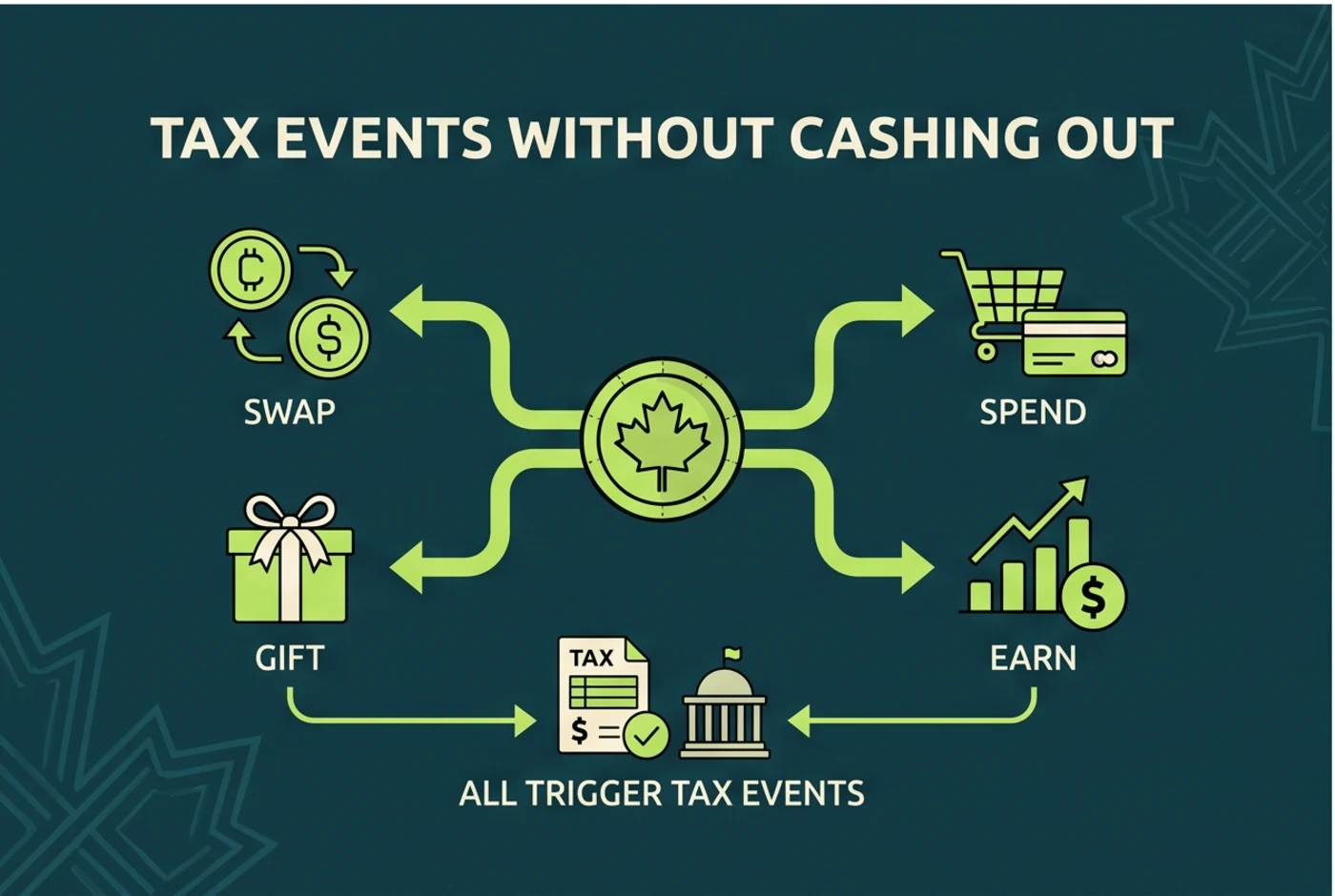 Crypto swaps spending gifts and rewards without a bank cash-out