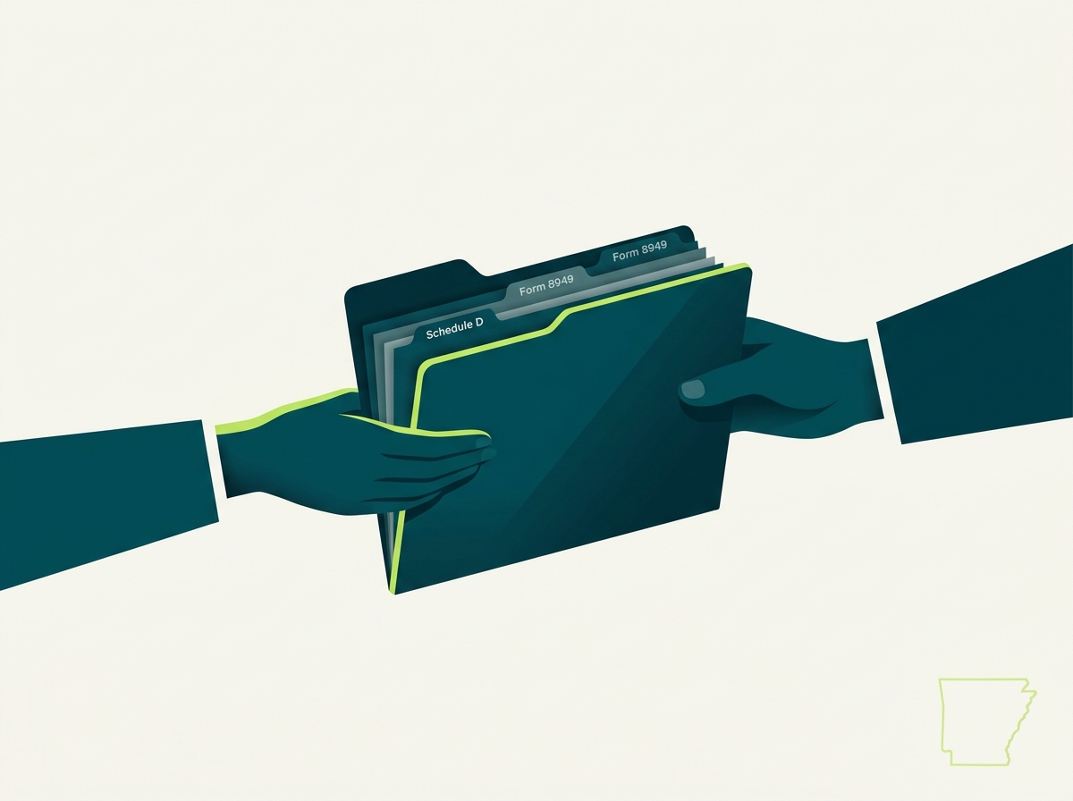 Arkansas CPA handoff illustration