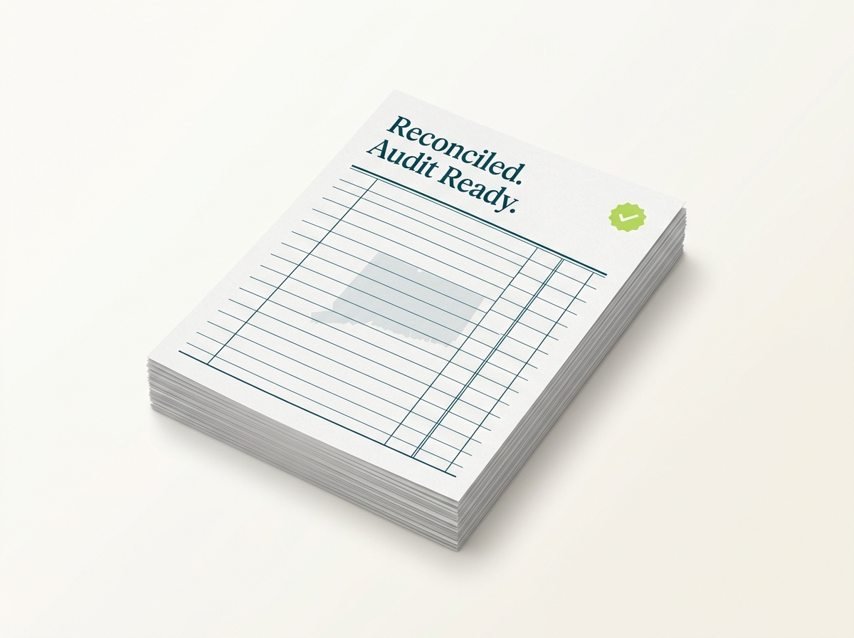 Connecticut crypto tax professional audit-ready report illustration