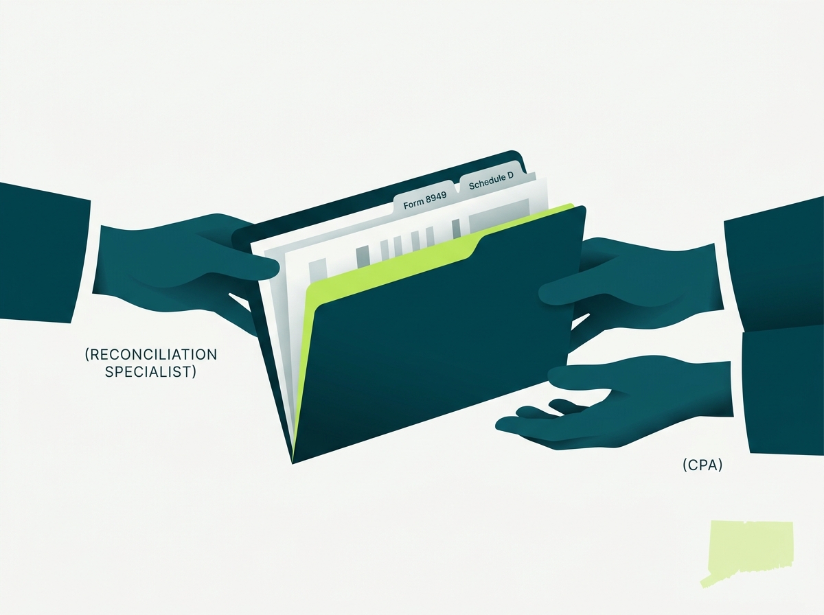 Connecticut CPA handoff illustration