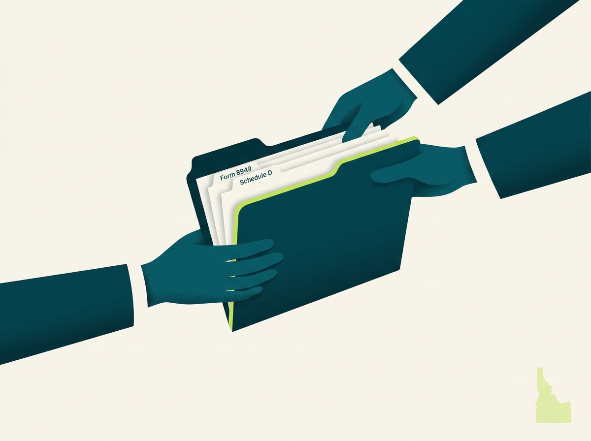 Idaho CPA handoff illustration