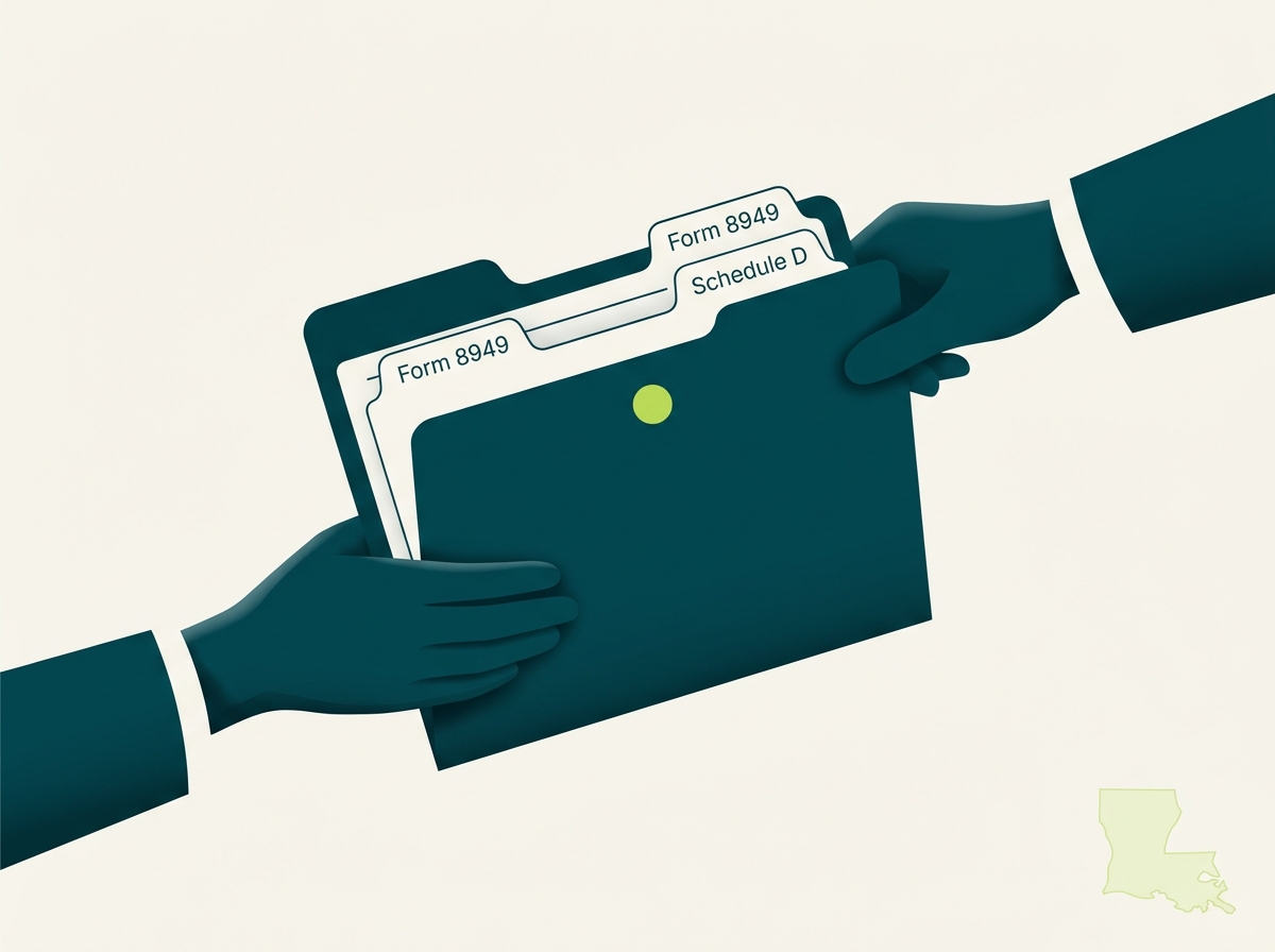 Louisiana CPA handoff illustration