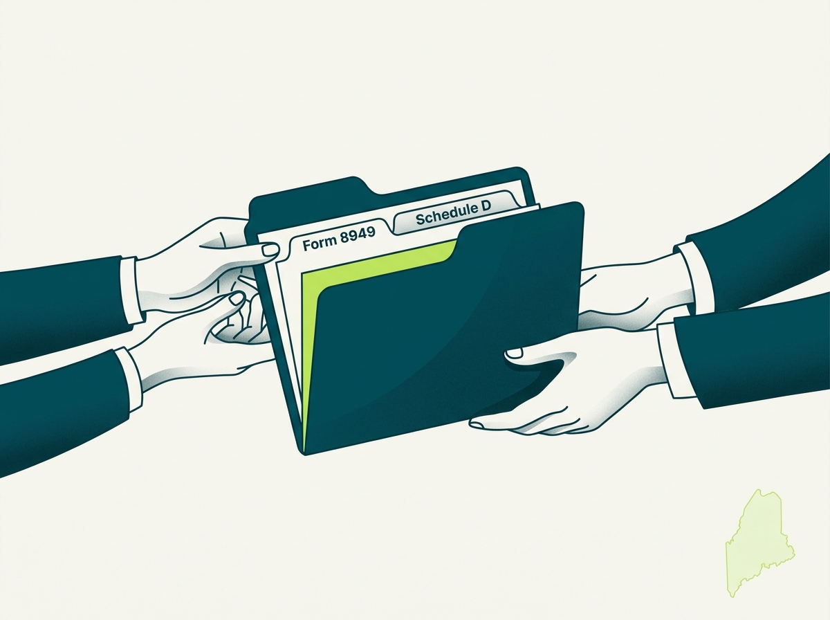 Maine CPA handoff illustration
