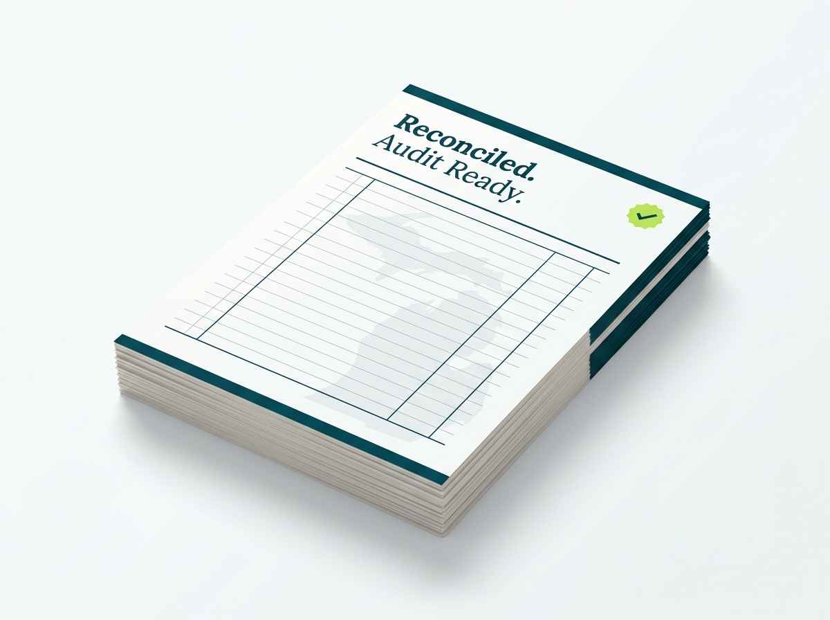 Michigan crypto tax professional audit-ready report illustration
