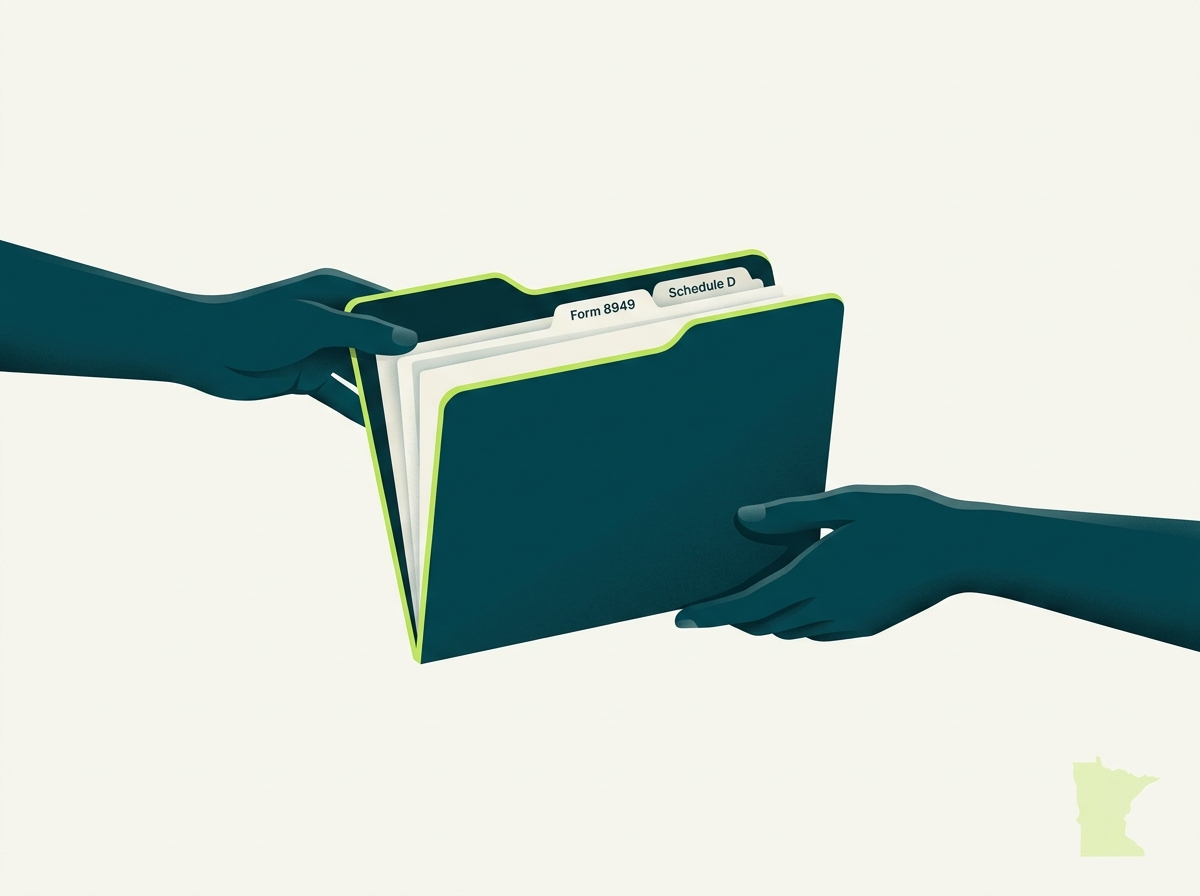 Minnesota CPA handoff illustration