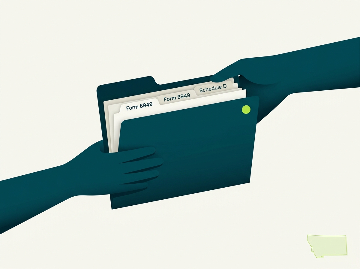Montana CPA handoff illustration