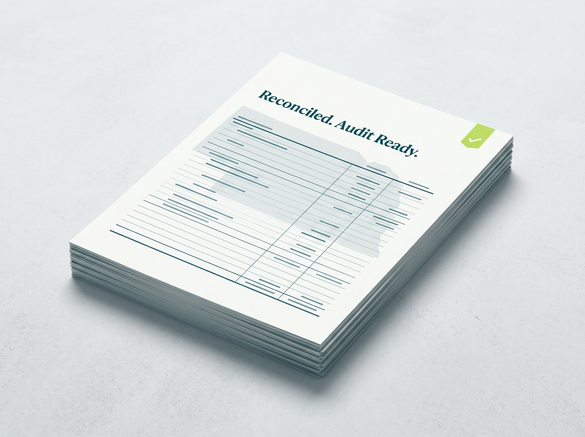 Nebraska crypto tax professional audit-ready report illustration