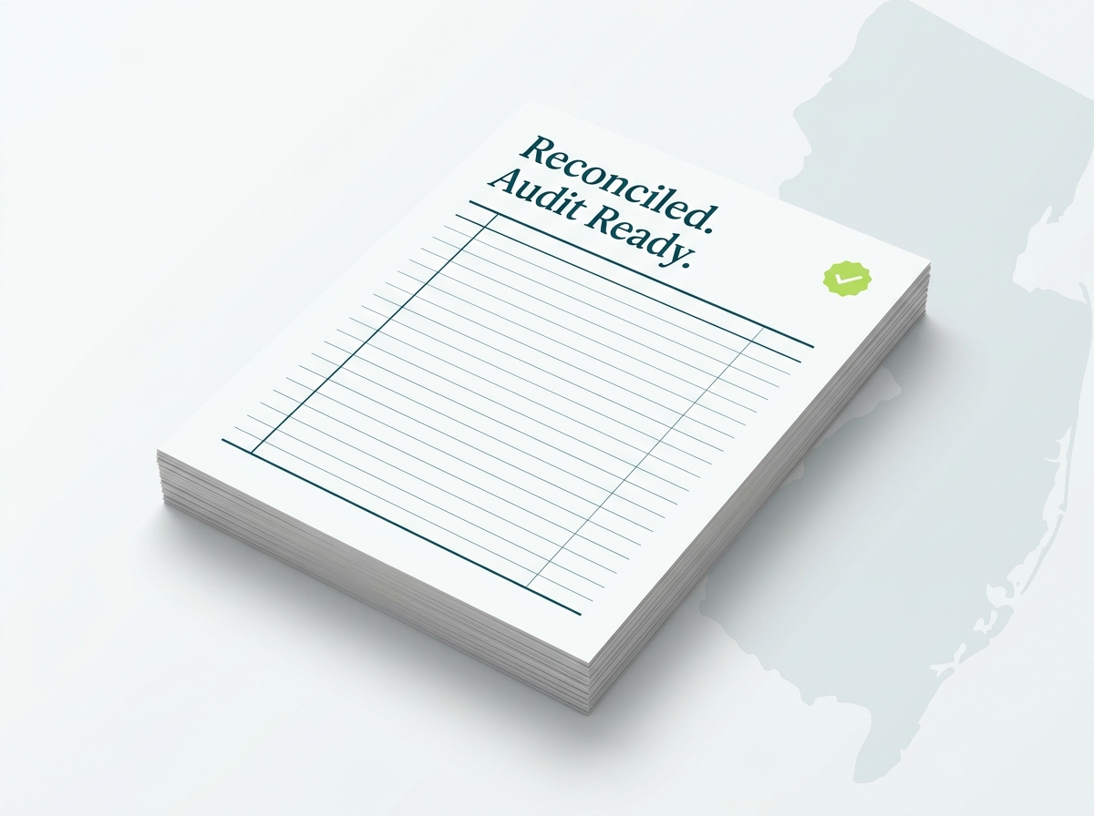 New Jersey crypto tax professional audit-ready report illustration