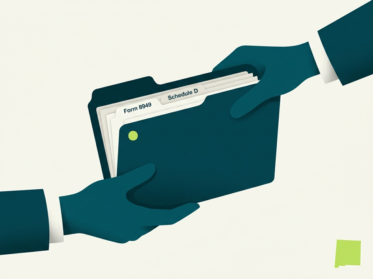 New Mexico CPA handoff illustration