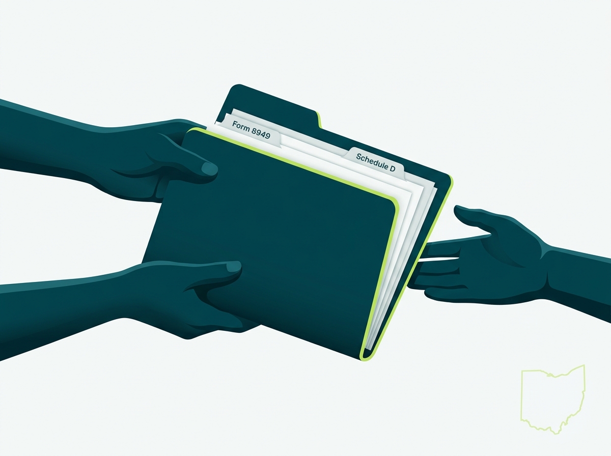 Ohio CPA handoff illustration