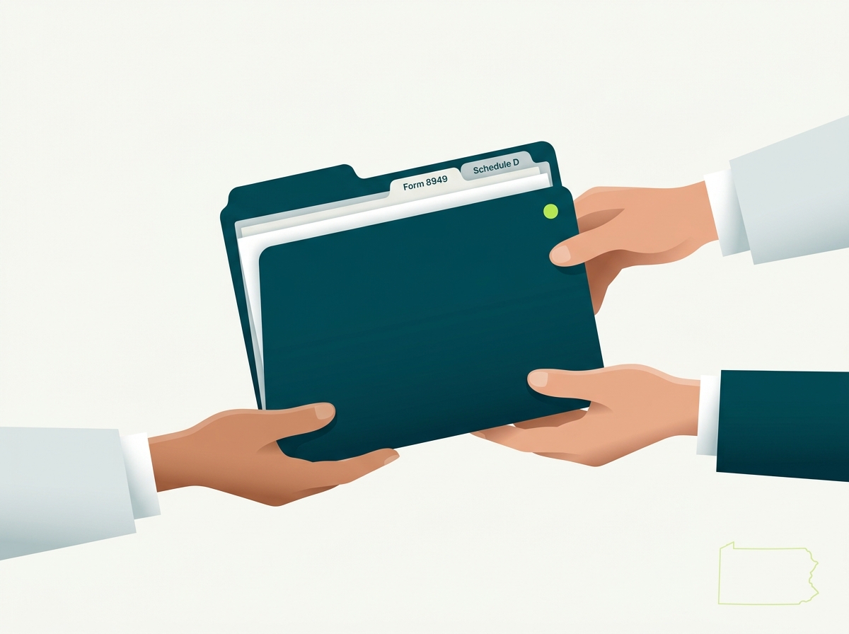 Pennsylvania CPA handoff illustration