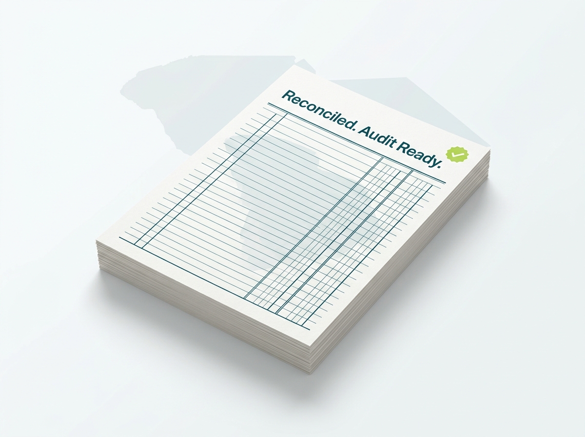 South Carolina crypto tax professional audit-ready report illustration