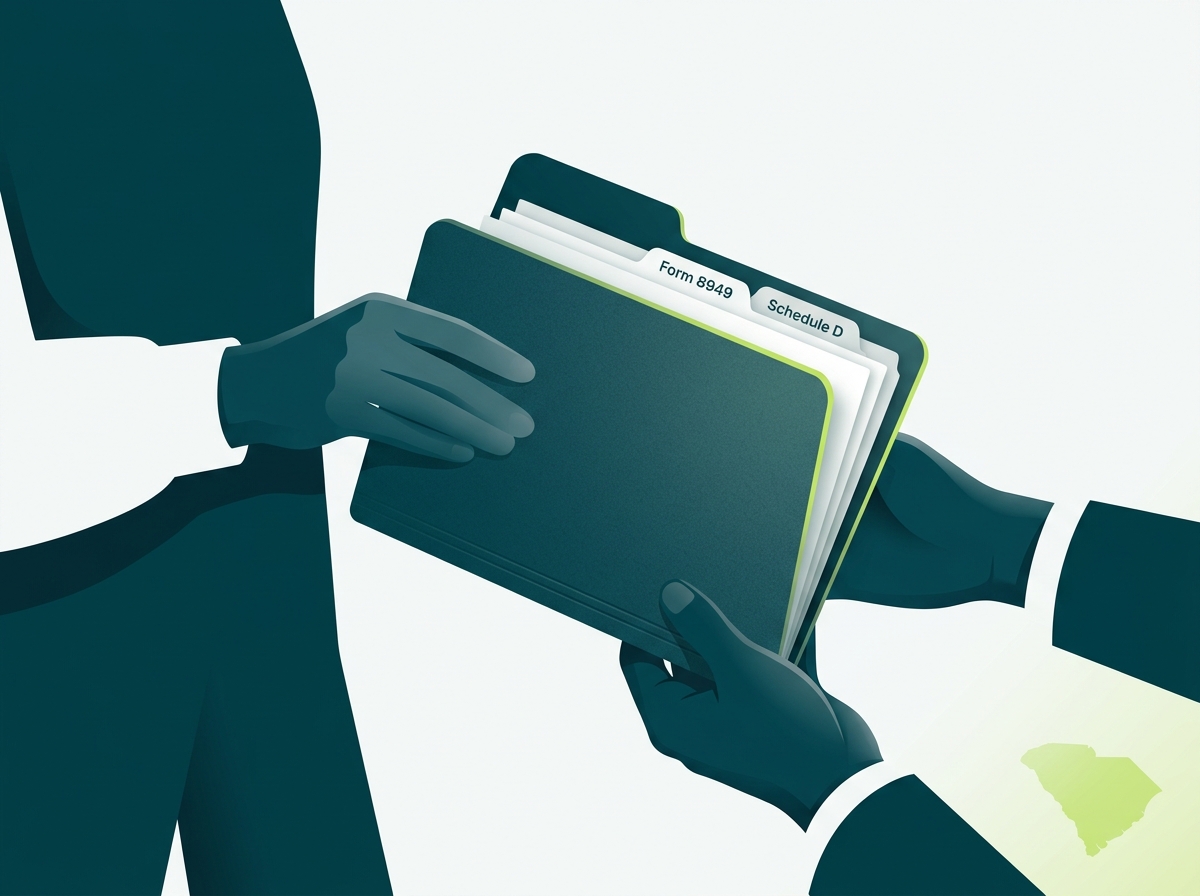 South Carolina CPA handoff illustration