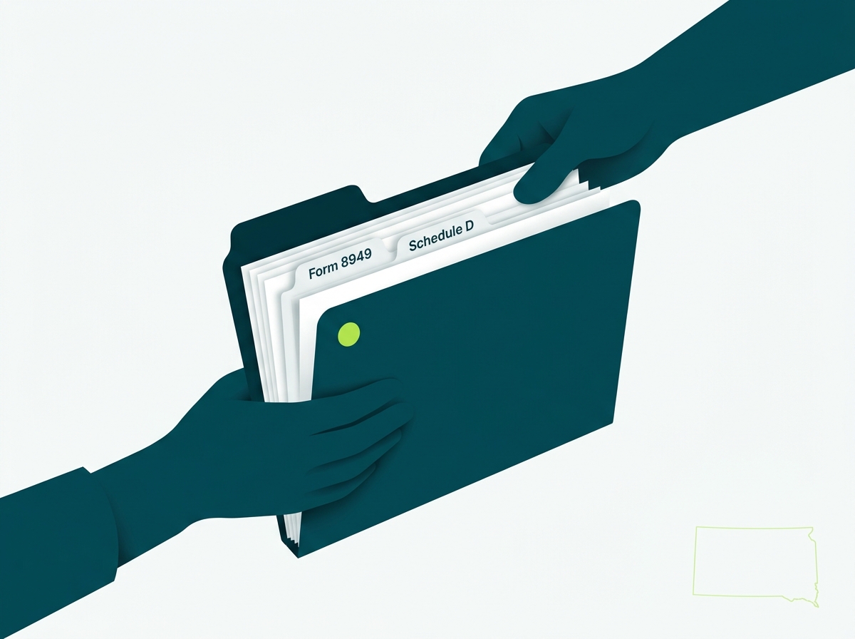 South Dakota CPA handoff illustration