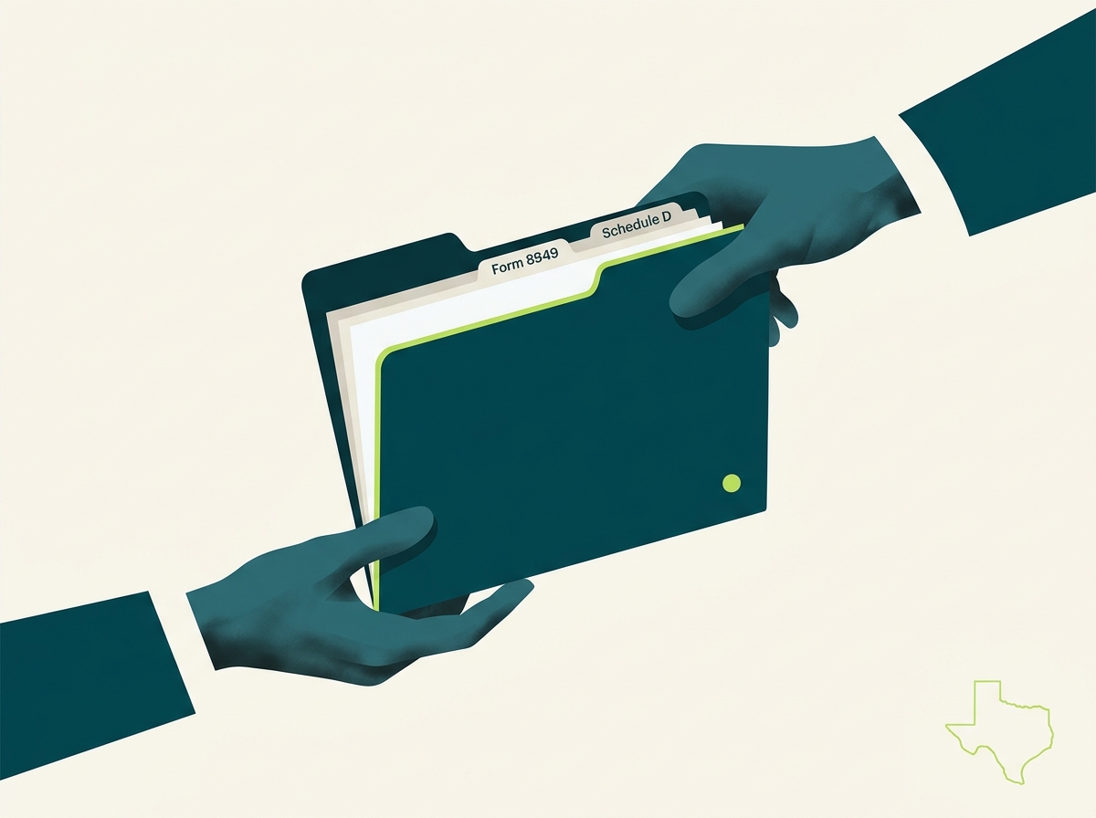 Texas CPA handoff illustration