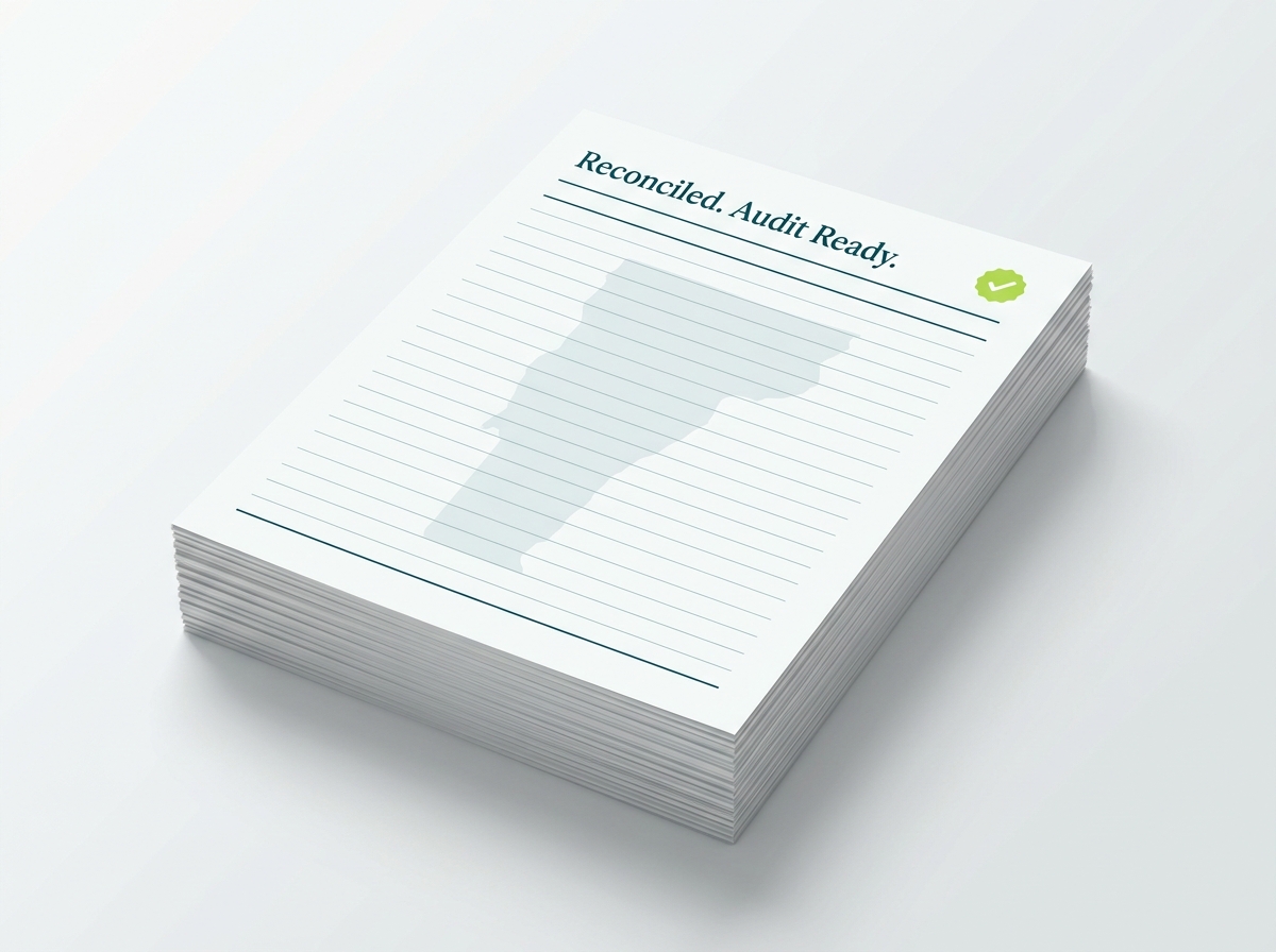 Vermont crypto tax professional audit-ready report illustration