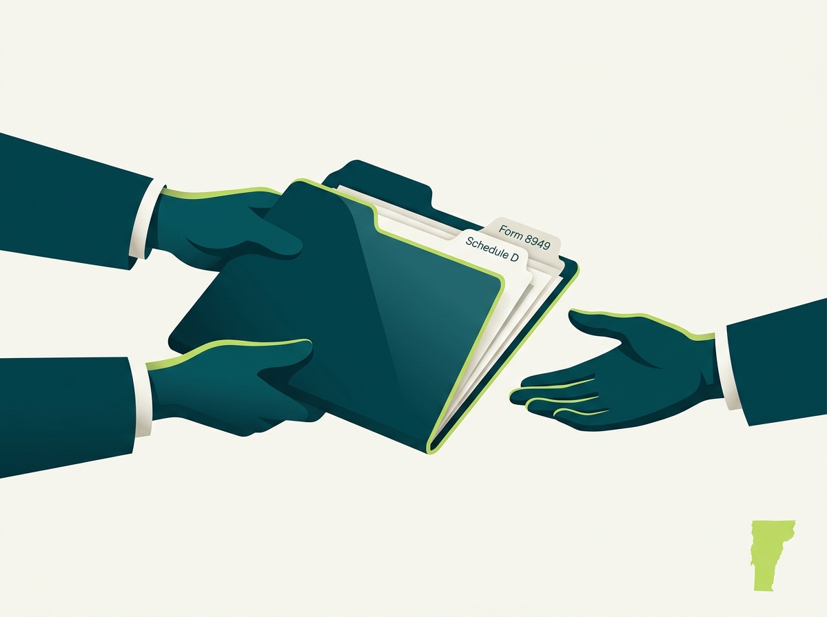 Vermont CPA handoff illustration