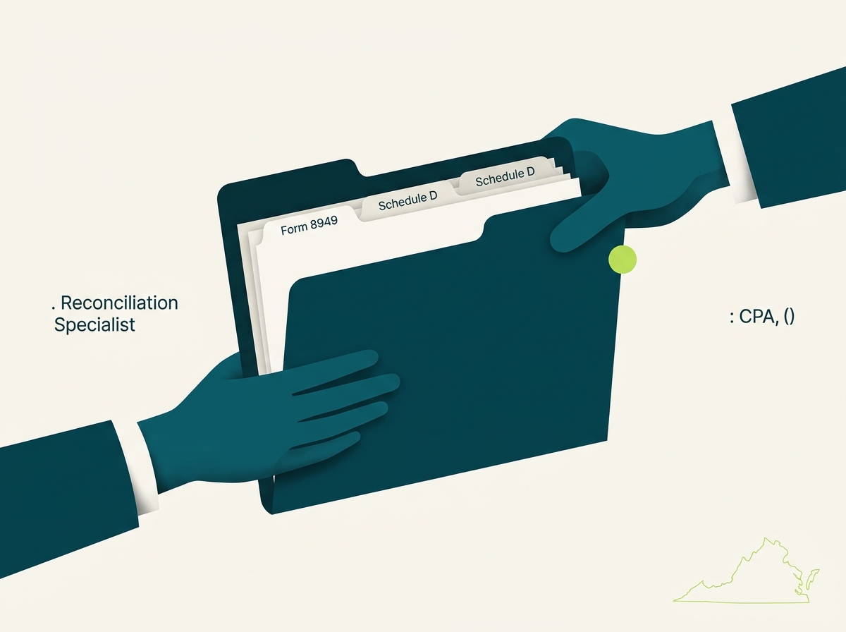 Virginia CPA handoff illustration