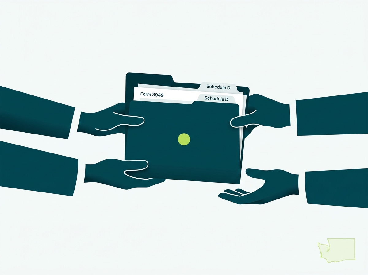 Washington CPA handoff illustration